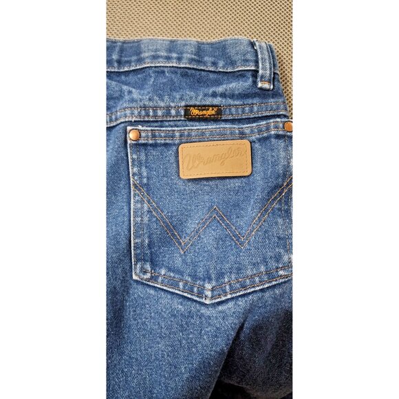 Wrangler Rodeo Cowboy Cut Western Blue Denim Jeans 1013MWZBP Boys size 16, adjus - Picture 1 of 9